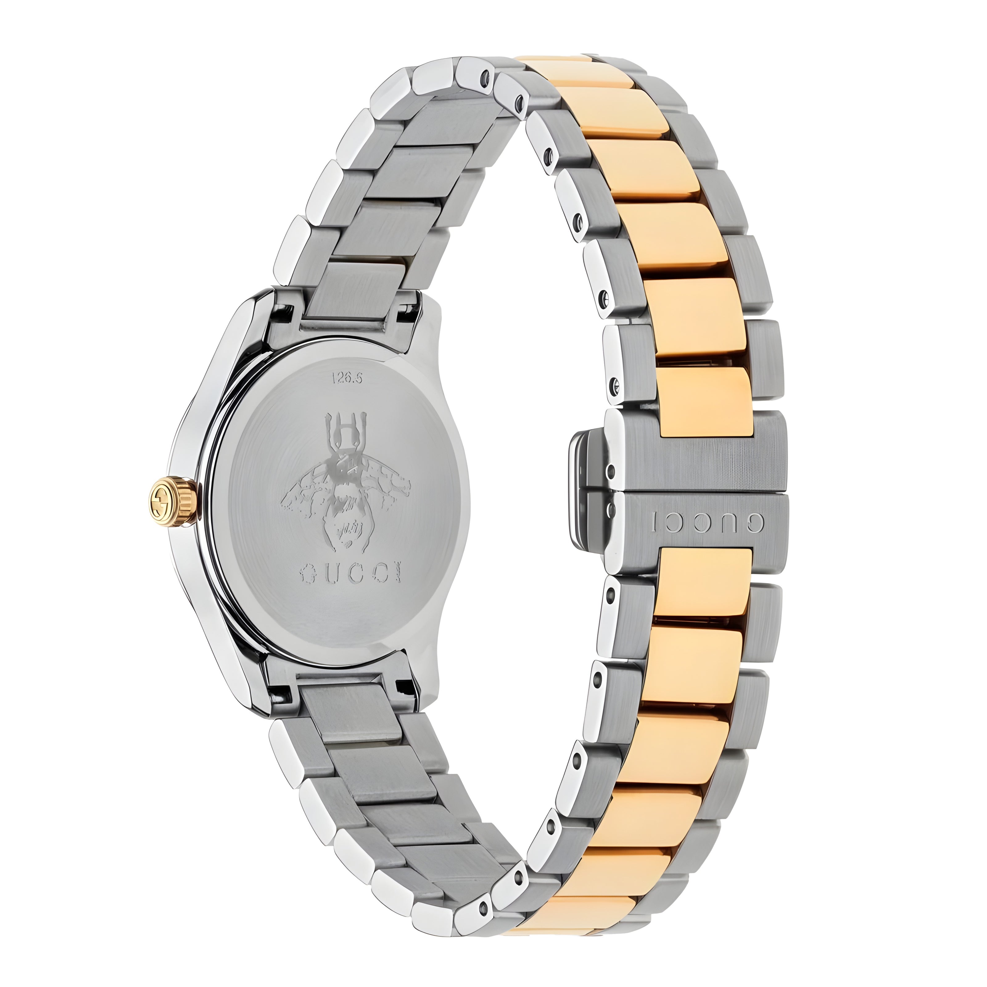 Gucci Gold Stainless Steel Dress Watch