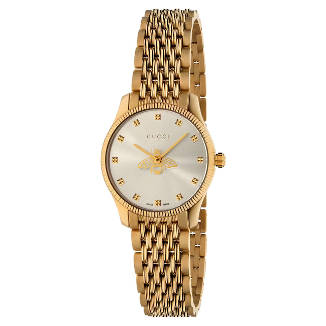 Gucci Gold Stainless Steel Dress Watch
