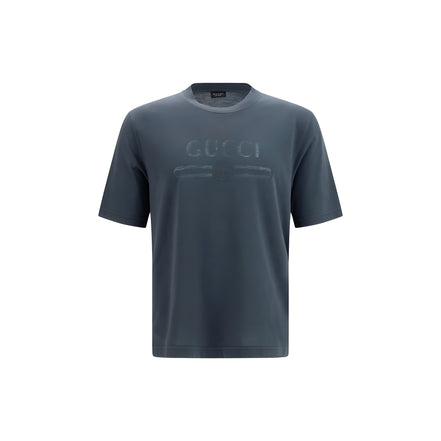Tricou din bumbac Gucci gri
