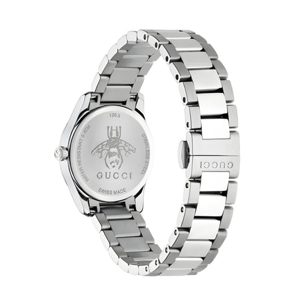 Gucci Gray Stainless Steel Dress Watch