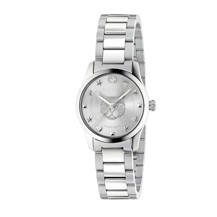 Gucci Gray Stainless Steel Dress Watch