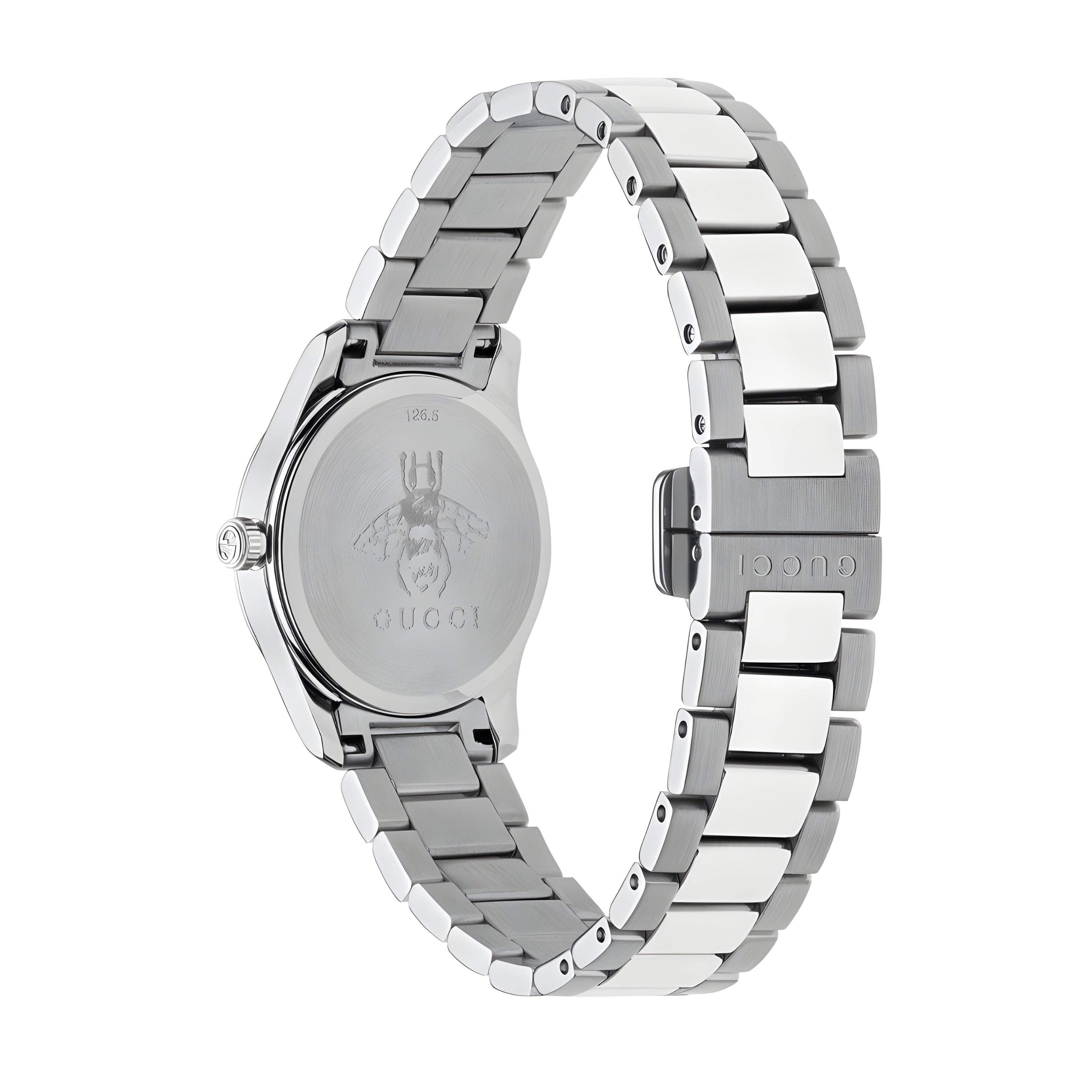 Gucci Gray Stainless Steel Dress Watch