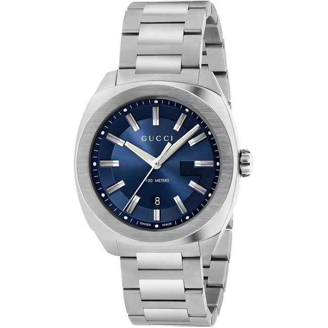 Gucci Gray Stainless Steel Dress Watch