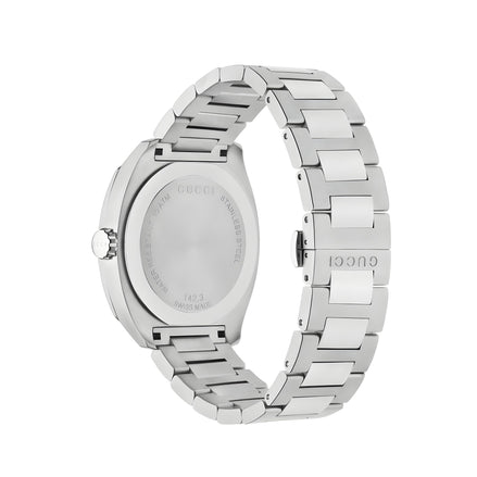 Ceas elegant Gucci gri din oțel inoxidabil