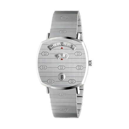 Gucci Gray Stainless Steel Dress Watch