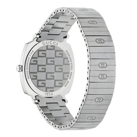 Gucci Gray Stainless Steel Dress Watch