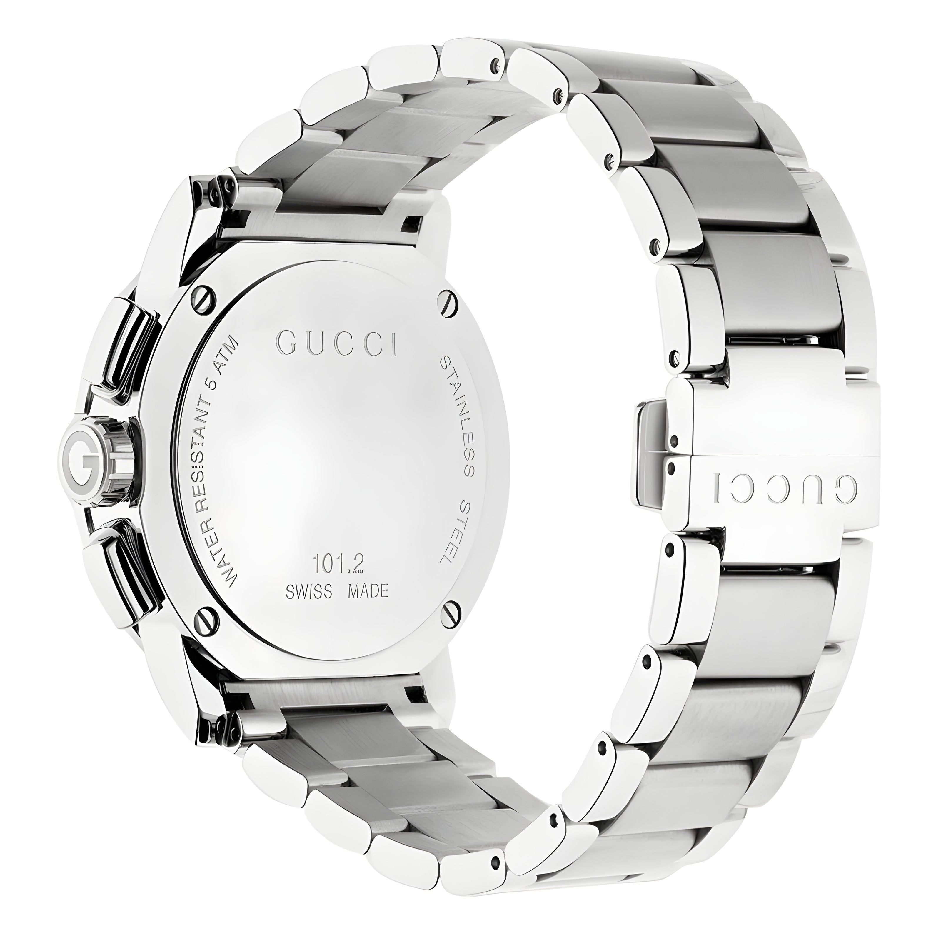 Gucci Gray Stainless Steel Dress Watch