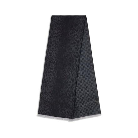 Gucci Fular Gri din Lână
