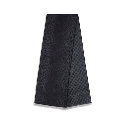 Gucci Gray Wool Scarf