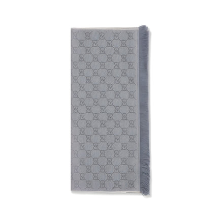 Gucci Gray Wool Scarf