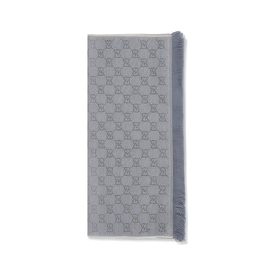 Gucci Gray Wool Scarf