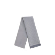 Gucci Gray Wool Scarf