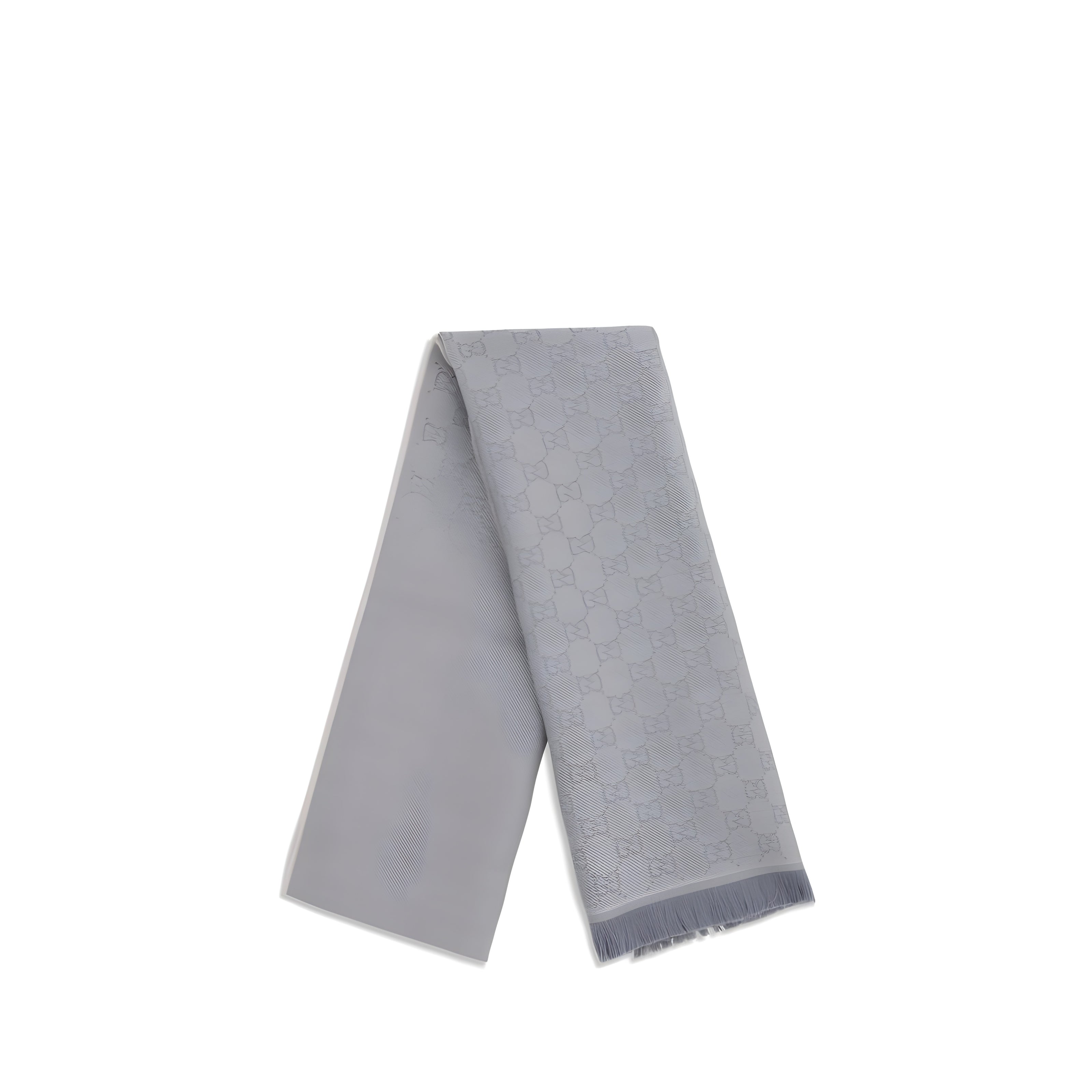 Gucci Gray Wool Scarf
