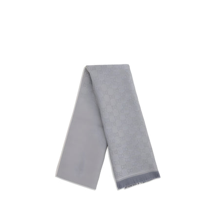 Gucci Gray Wool Scarf