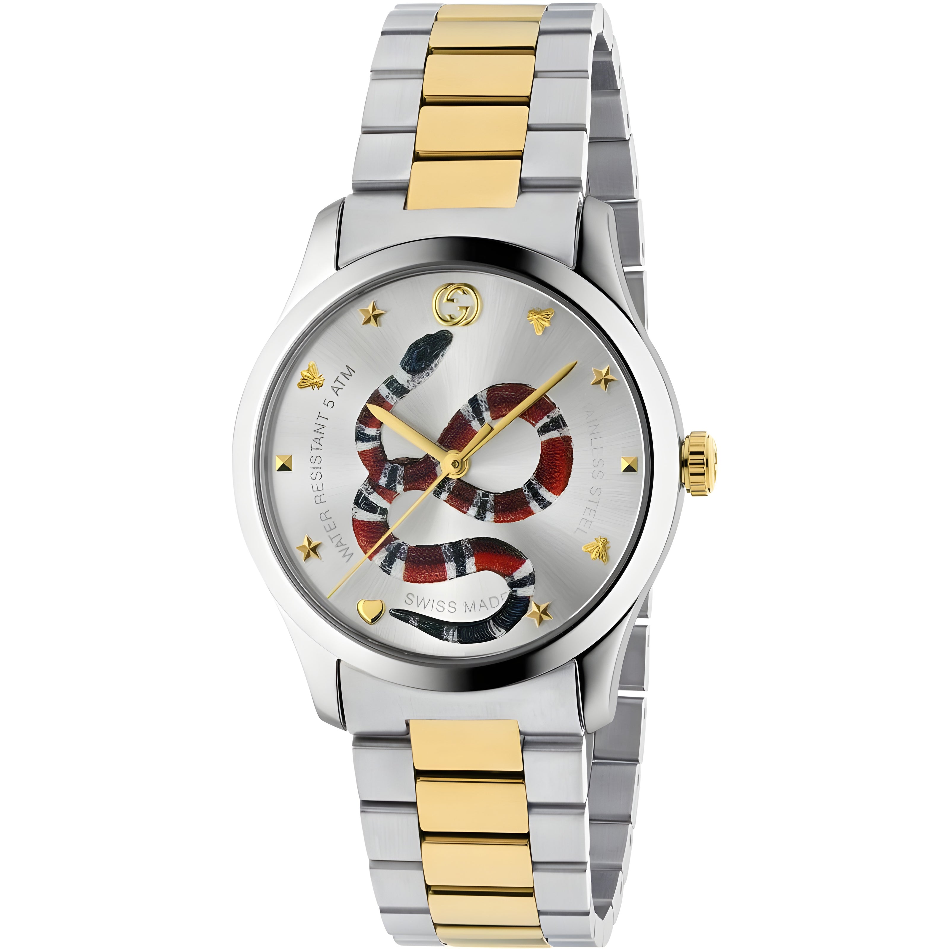 Gucci Silver Stainless Steel Dress Watch