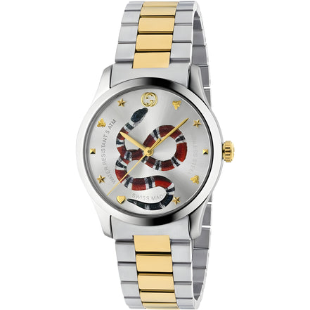 Gucci Silver Stainless Steel Dress Watch