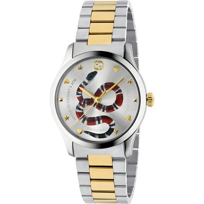 Gucci Silver Stainless Steel Dress Watch