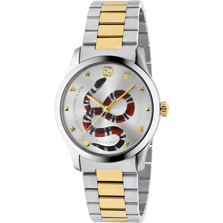 Gucci Silver Stainless Steel Dress Watch