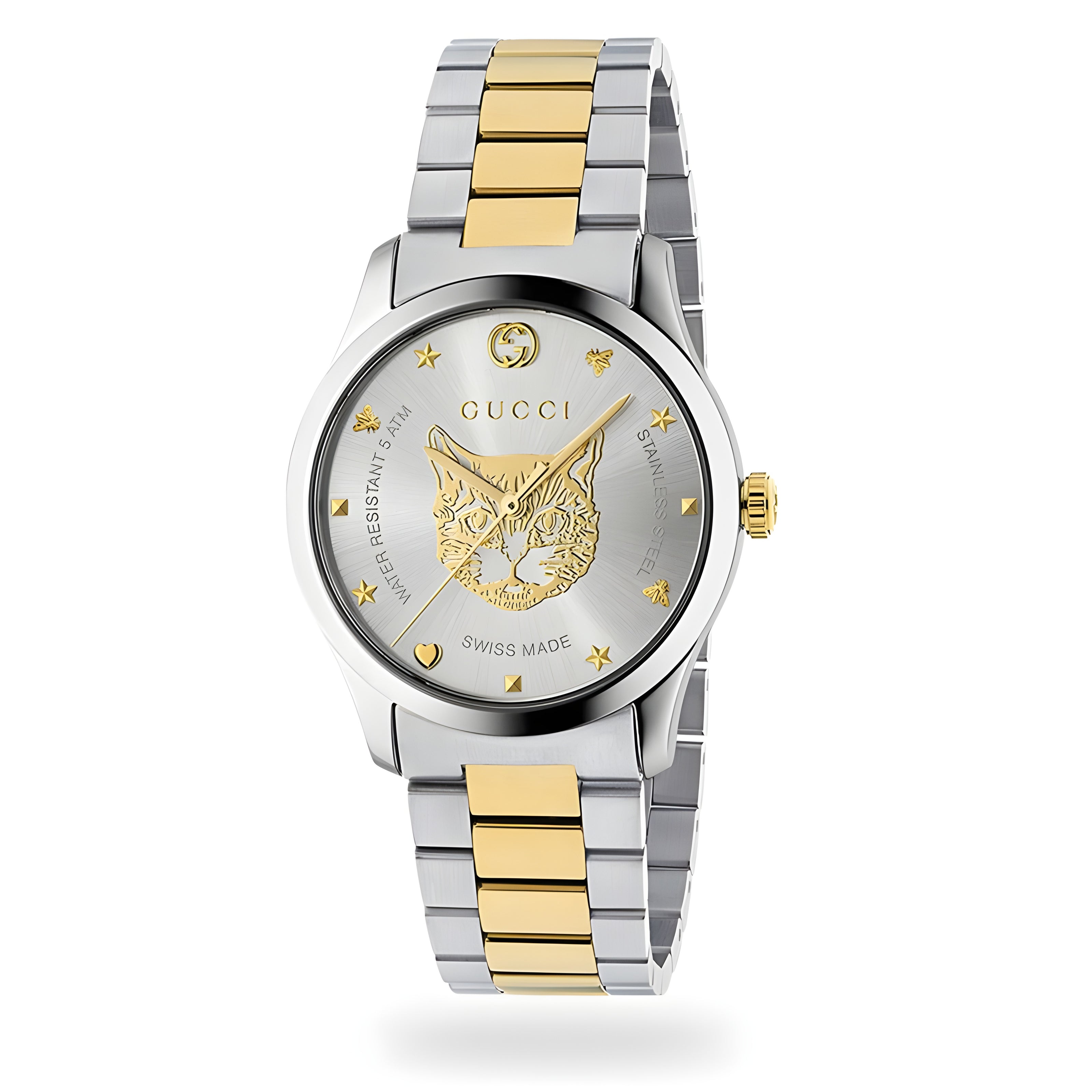 Gucci Silver Stainless Steel Dress Watch