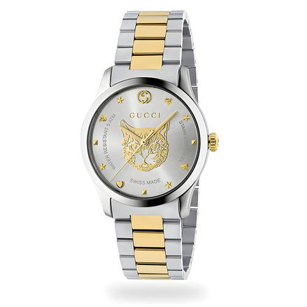 Gucci Silver Stainless Steel Dress Watch