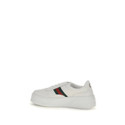 Gucci White Calf Leather Chunky Sneakers