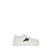 Gucci White Calf Leather Chunky Sneakers