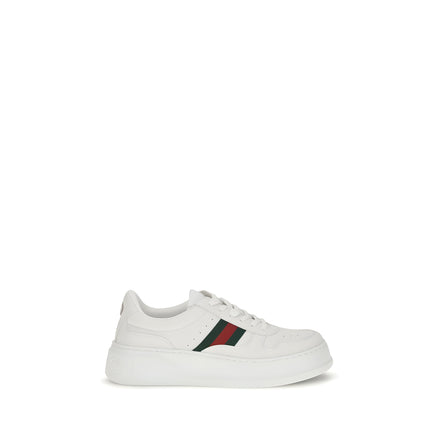 Gucci White Calf Leather Chunky Sneakers