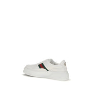 Gucci White Calf Leather Chunky Sneakers