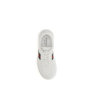 Gucci White Calf Leather Chunky Sneakers