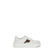 Gucci White Calf Leather Chunky Sneakers