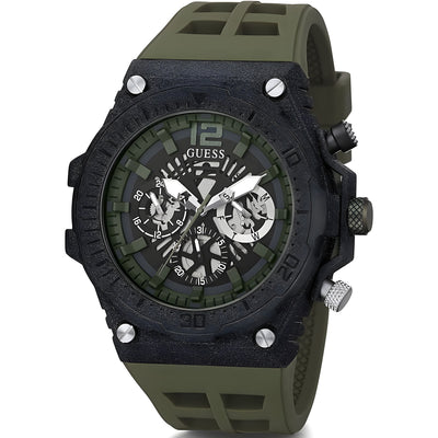 Ceas sport Guess bicolor din material sintetic