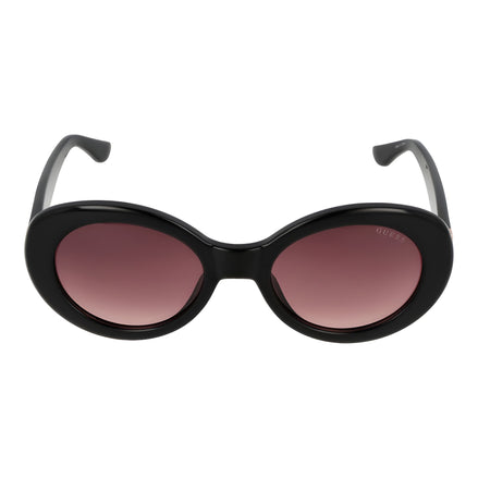 Ochelari de soare Guess negri din plastic