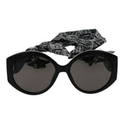 Ochelari de soare Guess negri