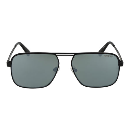 Ochelari de soare Guess negri square din metal