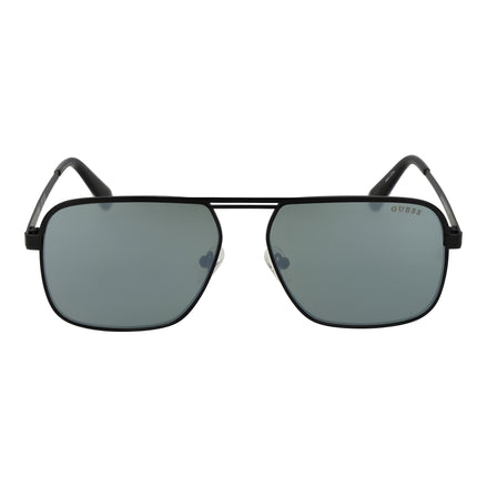 Ochelari de soare Guess negri square din metal