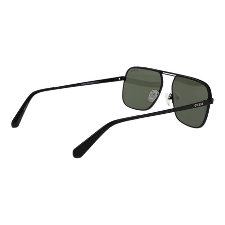 Ochelari de soare Guess negri square din metal