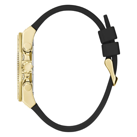 Ceas elegant Guess negru din material sintetic