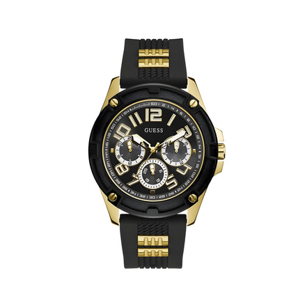 Guess Black Synthetic Dress Watch
