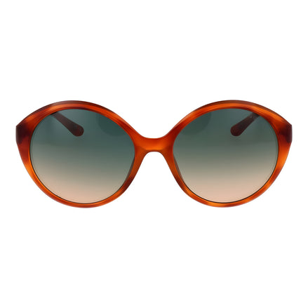 Ochelari de soare Guess maro din plastic rotunzi