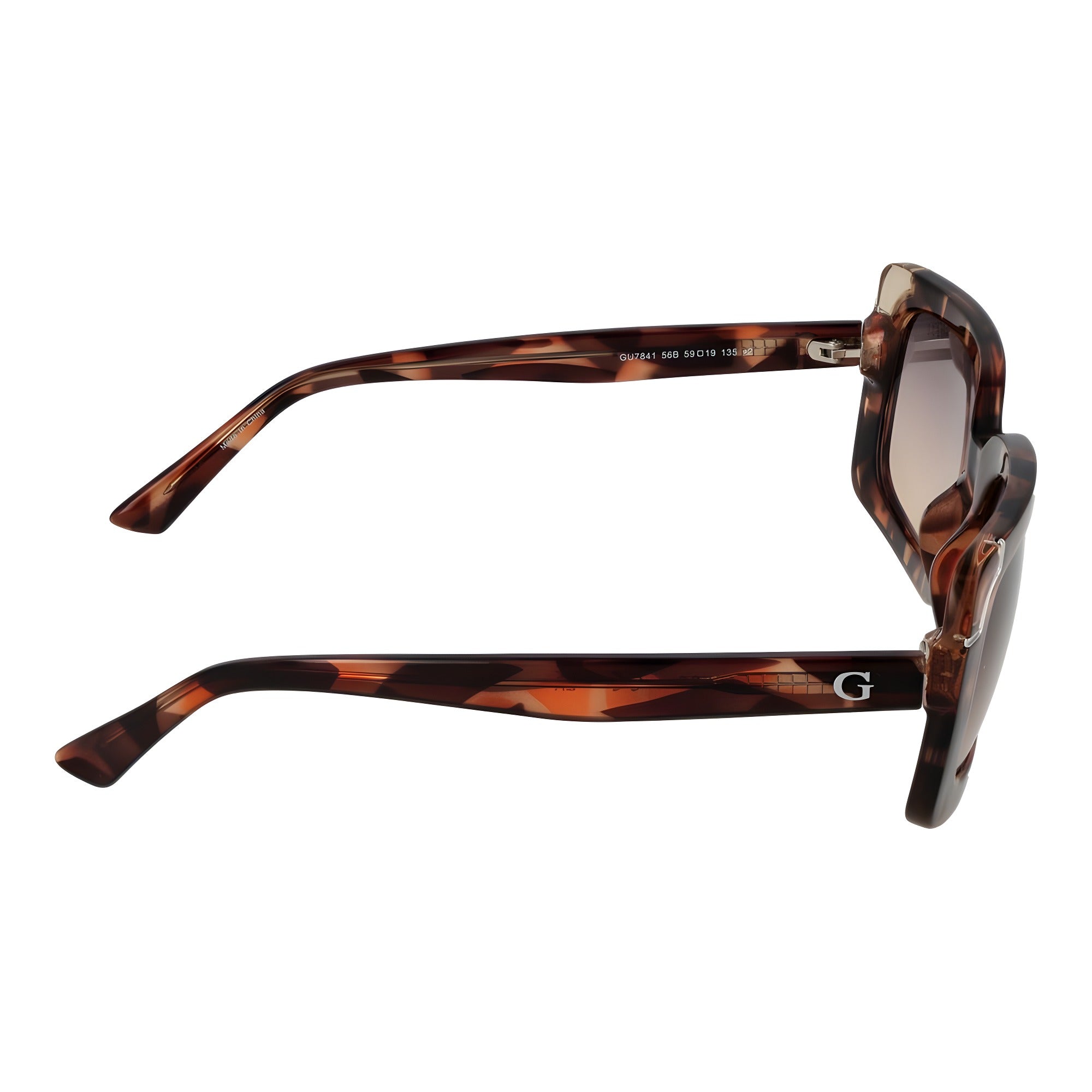 Ochelari de soare Guess maro dreptunghiulari