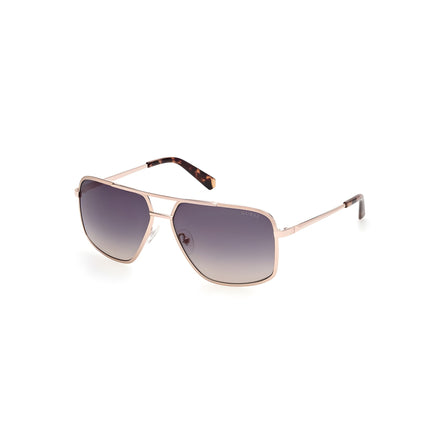 Ochelari de soare Guess aurii din metal