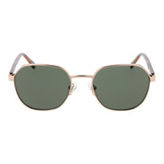 Ochelari de soare Guess aurii din metal
