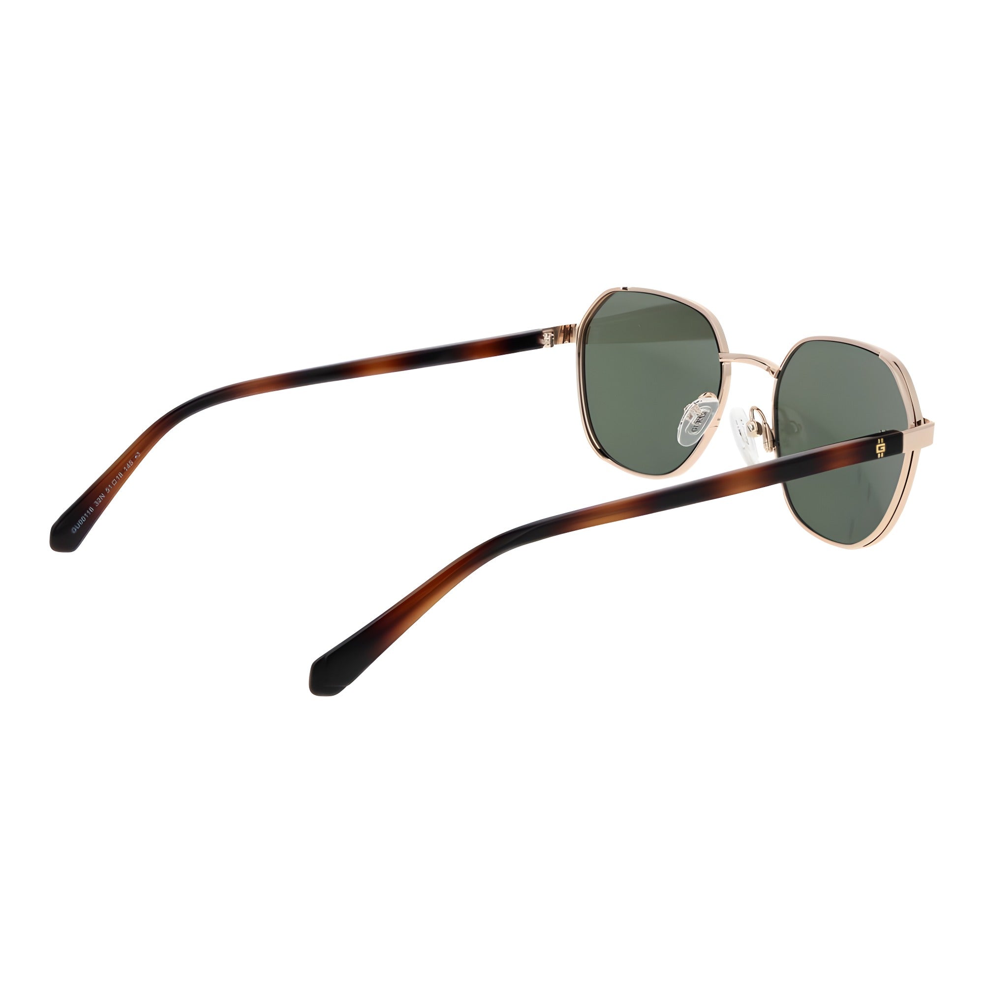 Ochelari de soare Guess aurii din metal