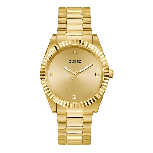 Guess Gold Stainless Steel Dress Watch