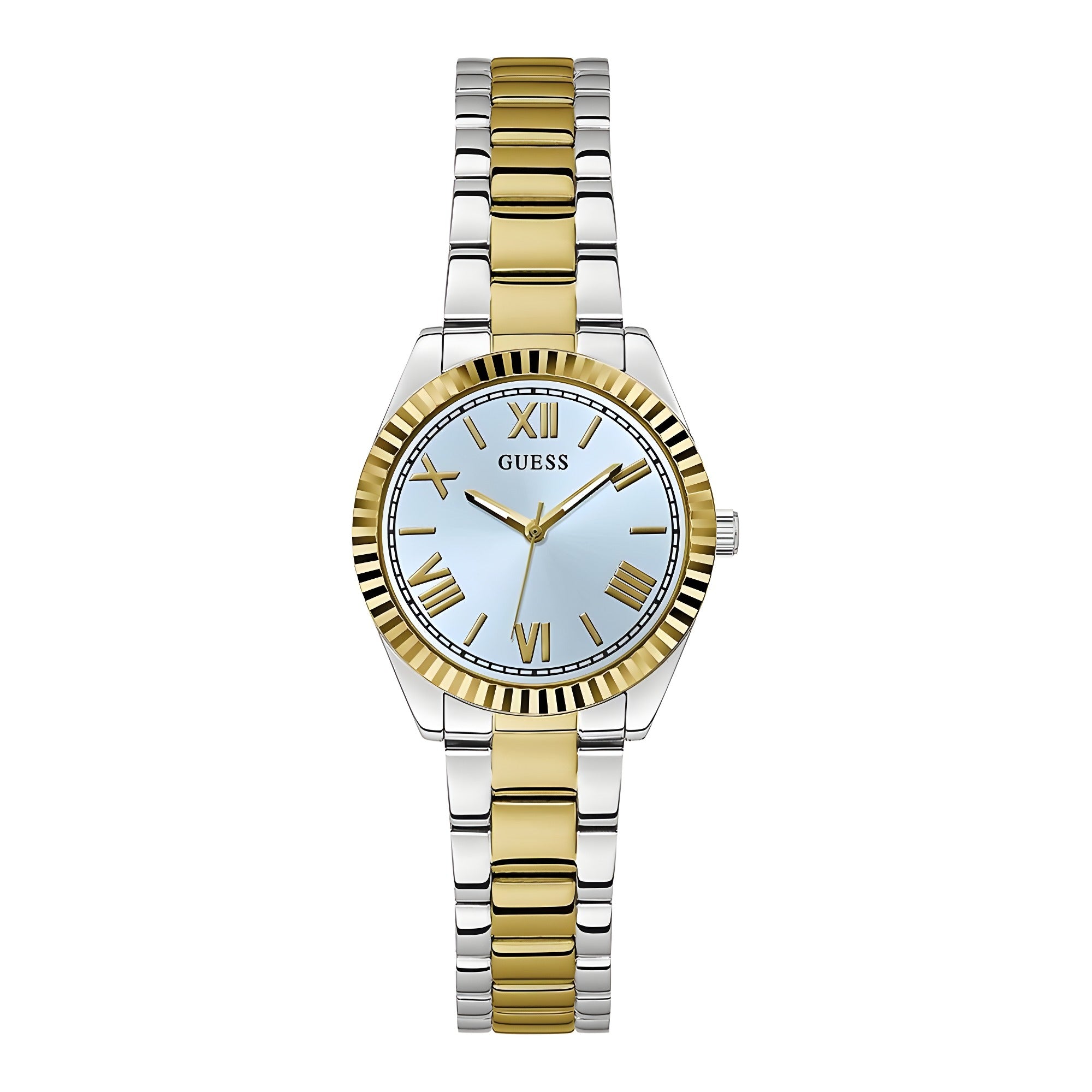 Guess Gold Stainless Steel Dress Watch