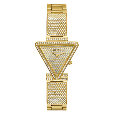 Guess Gold Stainless Steel Dress Watch