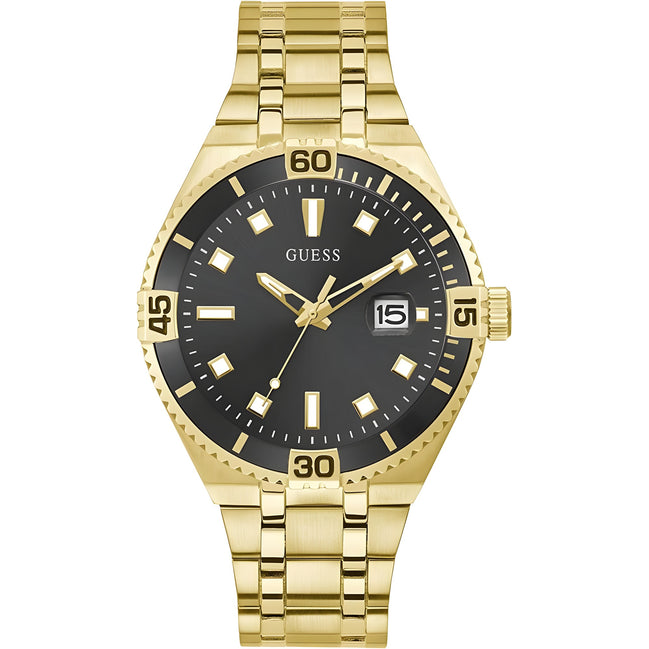 Guess Gold Stainless Steel Dress Watch