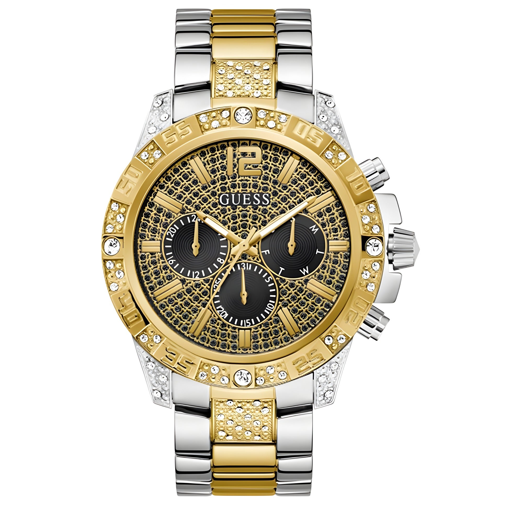 Guess Gold Stainless Steel Dress Watch