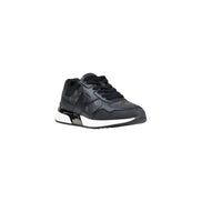 Guess Gray Leather Athletic Sneakers