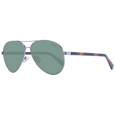 Ochelari de soare Guess gri din metal aviator